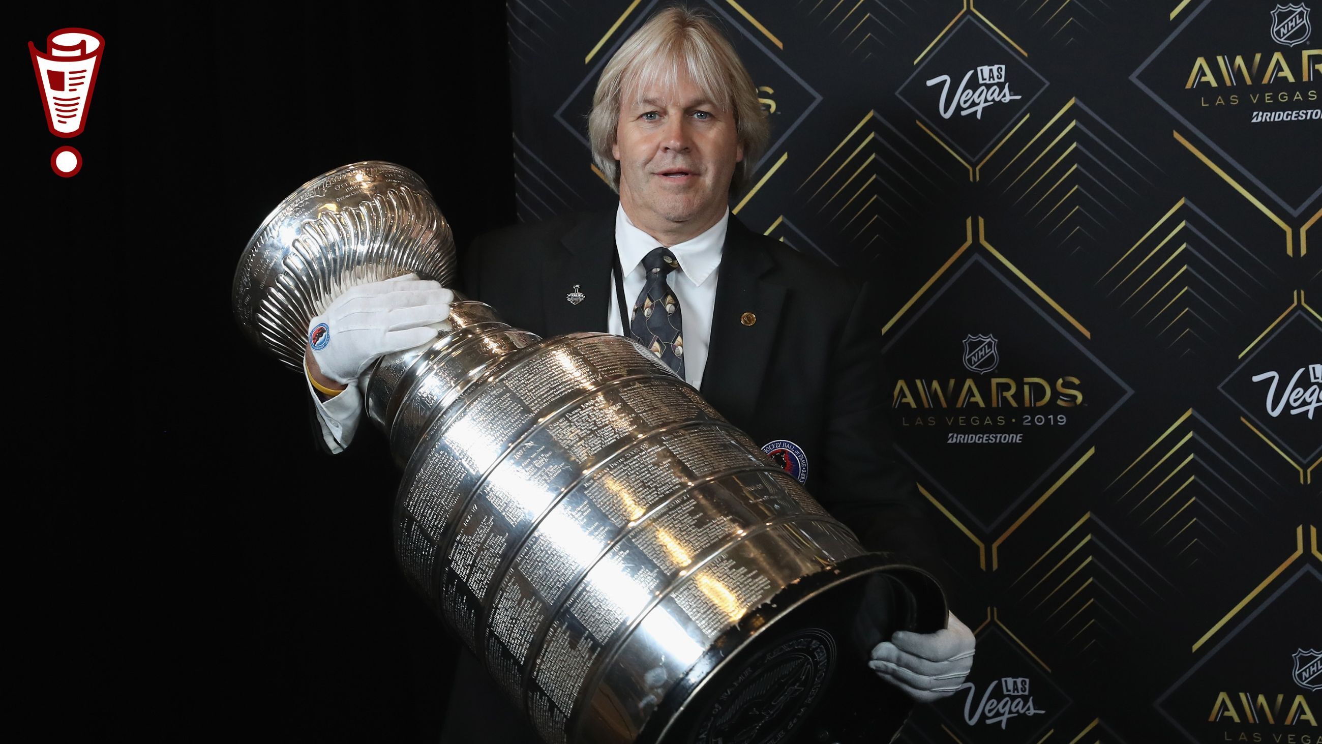 Phil Pritchard of the Hockey Hall of Fame works the 2019 NHL Awards at the Mandalay Bay Events Center on June 19, 2019 in Las Vegas, Nevada. (Photo by Bruce Bennett/Getty Images)